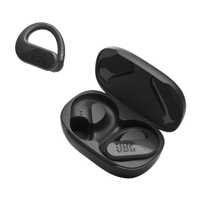 JBL Endurance Peak 3 - Black - Dust and water proof True Wireless active earbuds - Detailshot 8 image number null